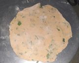A picture of step 4 of Missi roti.