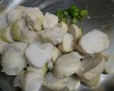 A picture of step 2 of Arbi ki spicy dry veg.