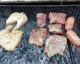 Foto del paso 1 de la receta: Asado al aire libre!! Y ensalada con proverbio 🍴🥗🍗🥩