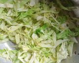 A picture of step 2 of Steamed cabbage with egg.