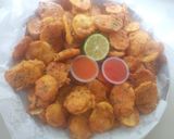 A picture of step 9 of Potato bhajia.