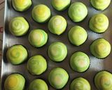Foto langkah ke 11 dari resep Thousand Layer Emerald Mooncake (Pia lapis Isi Keju).