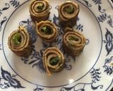 A picture of step 5 of California Farm Tamagoyaki Eggroll Breakfast.