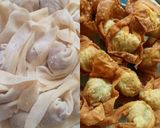 Foto langkah ke 4 dari resep Siomay Ayam Kuah + Pangsit Goreng 1 adonan daging,simpel ^^.