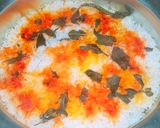 A picture of step 11 of Vegetable Tikka biryani.