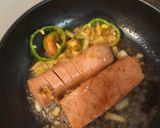 Gyors Reggeli 🧅🧄🥚🫑🌶️🥗lilaHagymás 🧄🧅🥚Tükör tojás szafalédival 🍣🥙 recept fázis 2 fotója