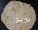 A picture of step 2 of Chickpea Sorghum Rice and Wheat flour blend Rotis.