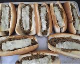 A picture of step 6 of Sloppy Joe Philly steak and cheese,.