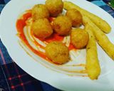 Foto langkah ke 8 dari resep Stick dan Bola Bola Kentang Keju.