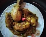 A picture of step 3 of Bengali chicken kasa.