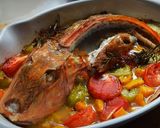 Une image de l'étape 2 de Rouget grondin au vin blanc.