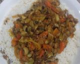 A picture of step 4 of Rice & Beans sauce.