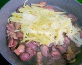 Hình bước làm 3 của món Lòng Vịt Xào Măng Miến Và Giá