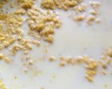 A picture of step 6 of Corn Khichdi or Makai no dano.