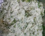 A picture of step 3 of Suji Aloo fingers.