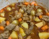 A picture of step 6 of IBS friendly Pork Menudo.