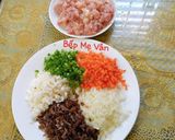 Hình bước làm 1 của món Bánh gối nhân thịt gà