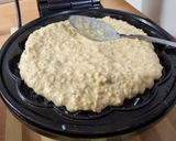 Gofri zabpehelyből (glutén-, tej-, cukor-,sütőpor- és élesztőmentes) recept fázis 4 fotója