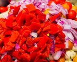 A picture of step 2 of Mozzarella and Tomato Penne Lemon Salad.