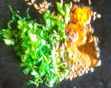 A picture of step 3 of Khada Pav Bhaji Sizzler.