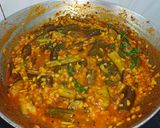 A picture of step 4 of ગલકા મગદાળનું શાક (SpongeGourd Moongdal Sabji Recipe in Gujarati.