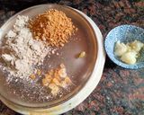 A picture of step 1 of Pearl millet and gond drink.