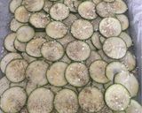 Une image de l'étape 4 de Tarte renversée aux courgettes.