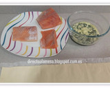 Foto del paso 2 de la receta: Salmón en hojaldre con espinacas