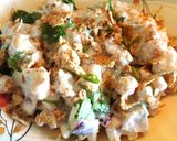 A picture of step 8 of Yogurt chickpea salad with herbs n spice 😊.