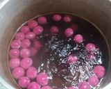 Foto langkah ke 3 dari resep Kelepon Buah Naga #BeraniBaking.