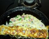 A picture of step 5 of Japeness egg rolls.