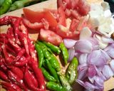 Foto langkah ke 1 dari resep Tumis Terong Ikan Asin.