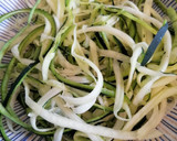 Foto del paso 7 de la receta: Espaguetis de calabacín con pesto de avellanas