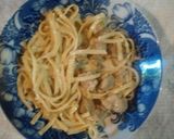 Foto del paso 3 de la receta: Fettuccini a la crema de verdeo con molleja