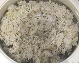 A picture of step 4 of Jeera rice.