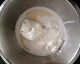 A picture of step 2 of Coffee biscuit pudding.