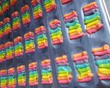 Foto langkah ke 4 dari resep Lidah Kucing Rainbow...Renyah,Kres-Kres...🌈.