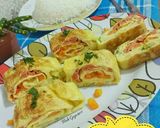 Foto langkah ke 7 dari resep Gyeran Mari 🍳(Telur gulung ala Korea)#pr_asianfood.