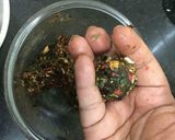 A picture of step 6 of Crunchy paan balls.