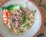Foto langkah ke 8 dari resep Mie Sapi Goreng.