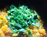 A picture of step 1 of Masal dosa.