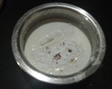 A picture of step 2 of Vanilla & Rose pudding.