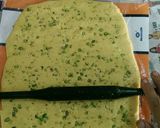 A picture of step 7 of Kesar Pista Kaju katli.