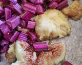 Foto del paso 1 de la receta: Mermelada sin azúcar de Ruibarbo, higos, manzana y jengibre