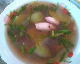 Hình bước làm 3 của món Canh mực nấu thơm