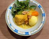 Foto langkah ke 4 dari resep Laksa Kari Ayam Sat Set ala saya.