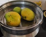 A picture of step 1 of Mango Frooti.