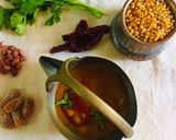 A picture of step 4 of Gujarati bamni dal.