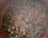 A picture of step 5 of Bhindi gravy.
