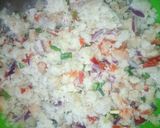 A picture of step 3 of Yam balls.